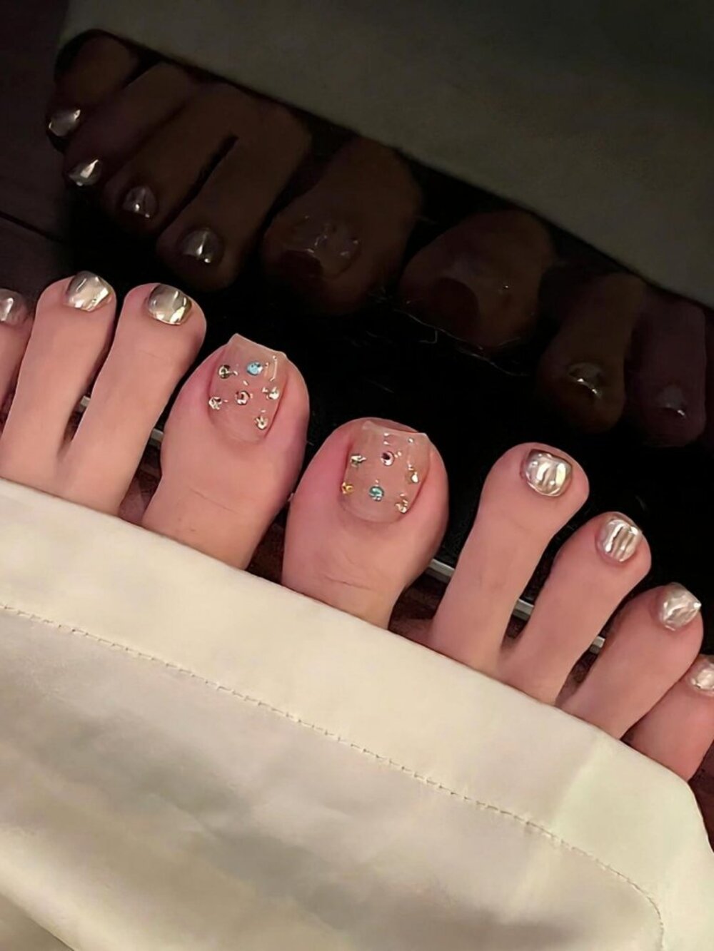 Customizable handmade press-on nails reusable